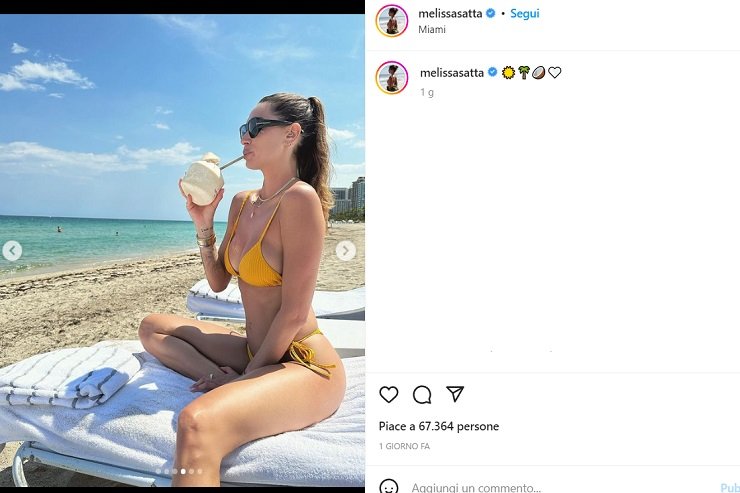 Melissa Satta, scoppia la polemica su Berrettini