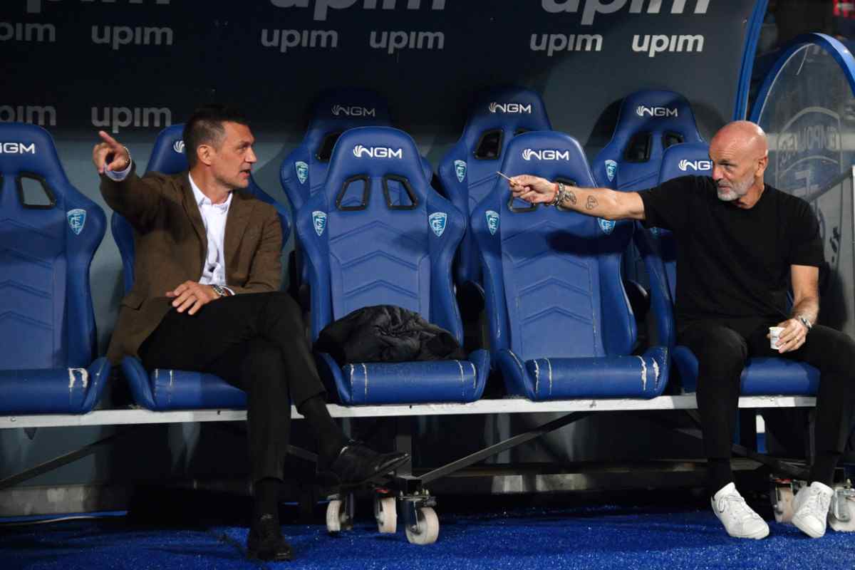 Pioli e Maldini a colloquio