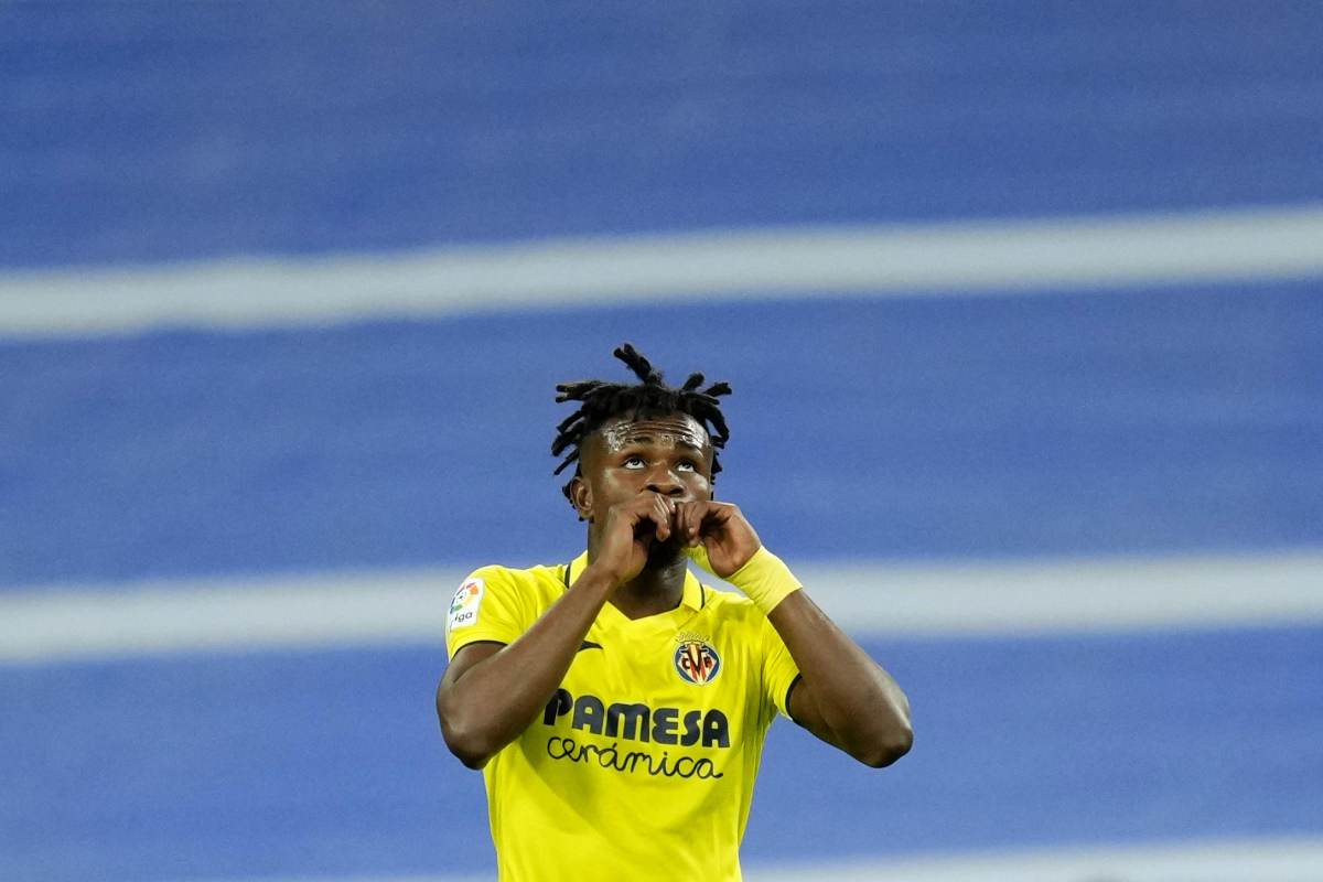 Samuel Chukwueze esulta 