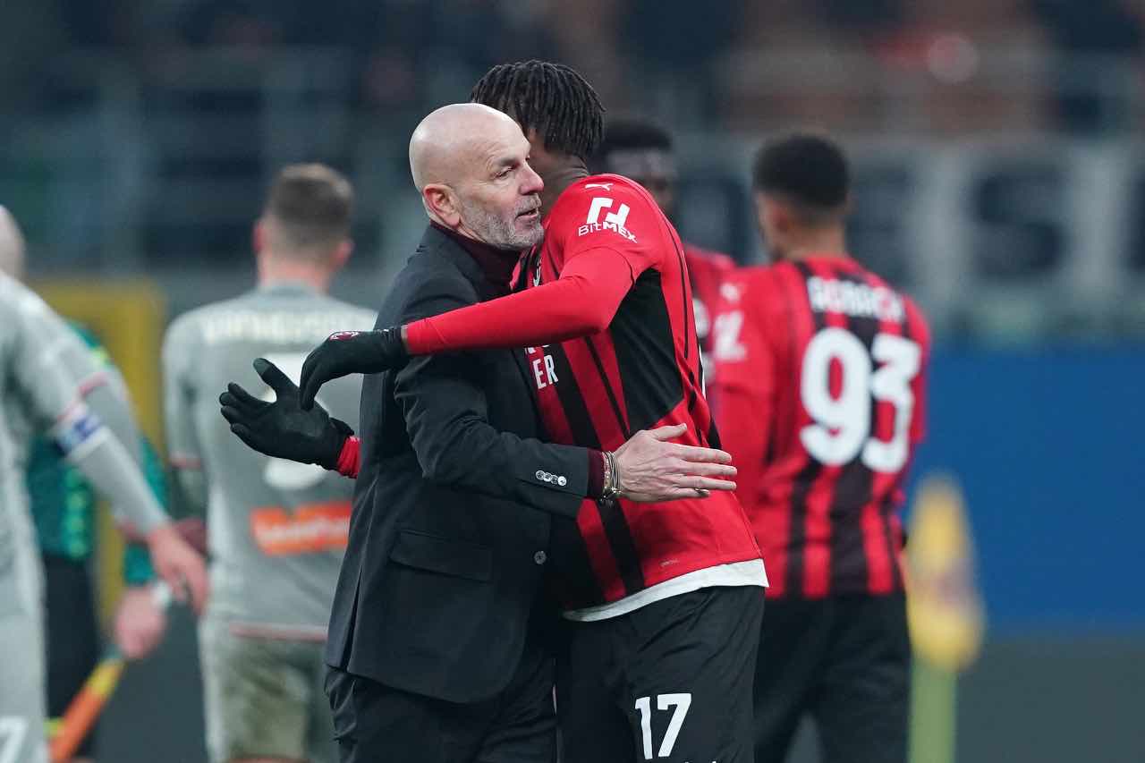 Pioli e Leao